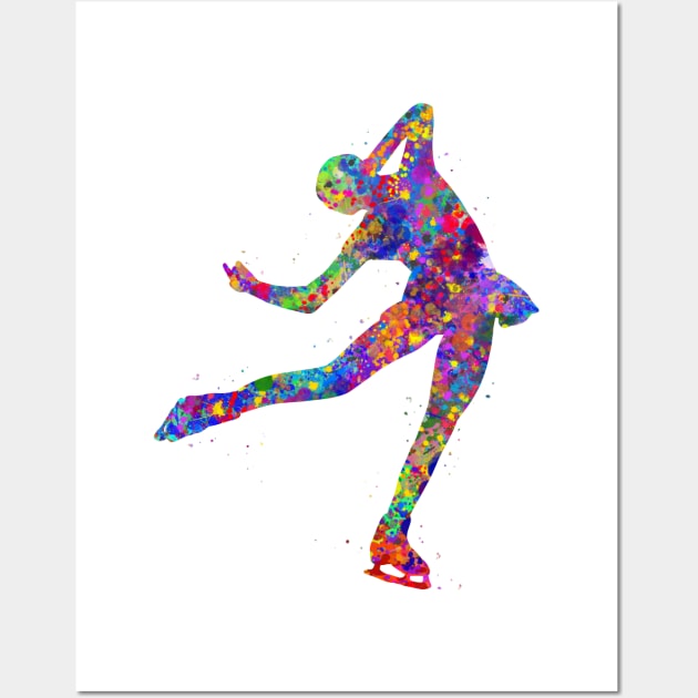 Ice skater Wall Art by Yahya Art